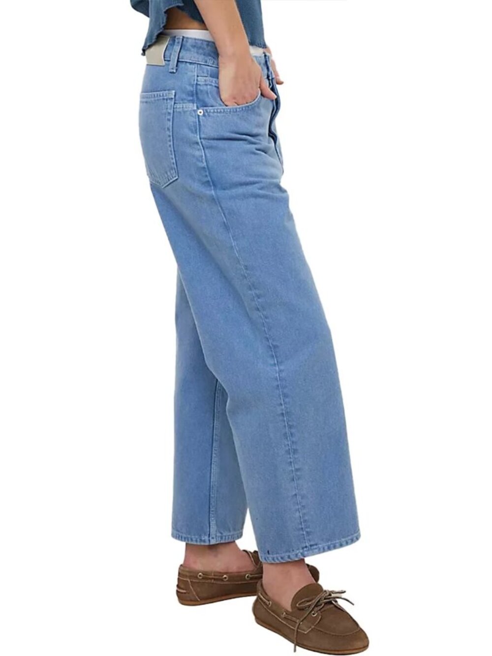 Free People Deep Trance Dropped Boyfriend Jeans - Size 25 - Picture 9 of 10
